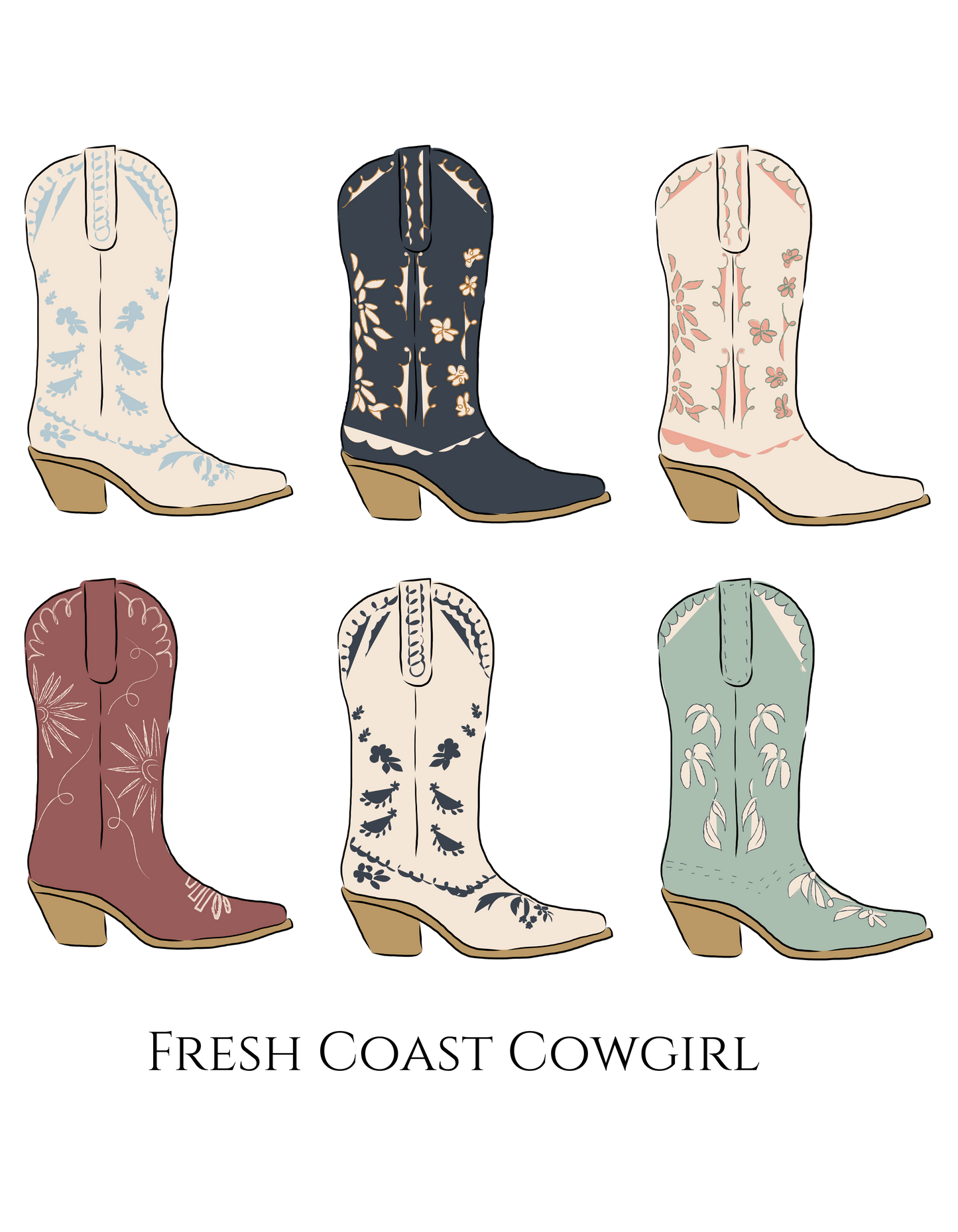 Fresh Coast Boots Tshirt